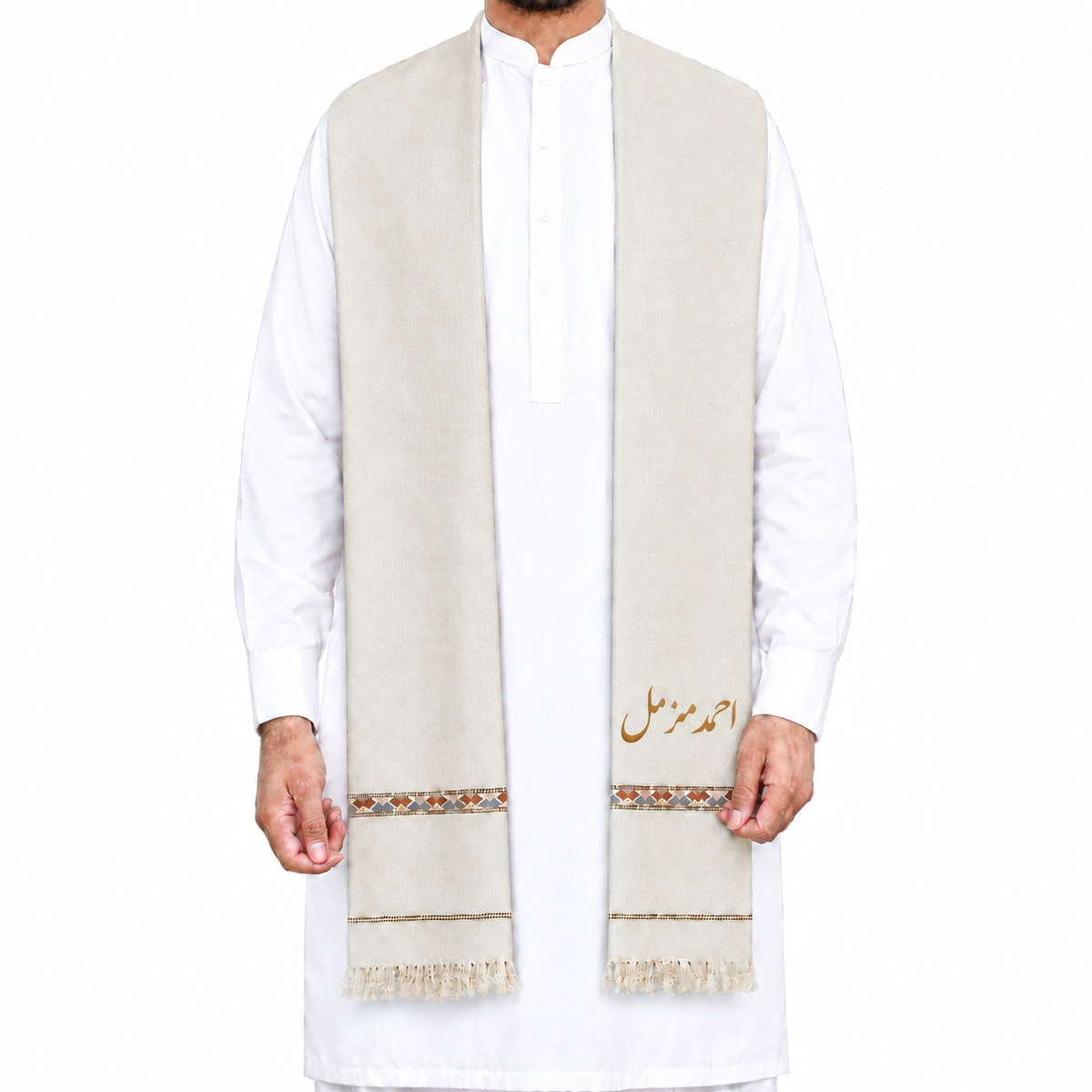 Customize Skin Men’s 100% Pure Wool Shawl