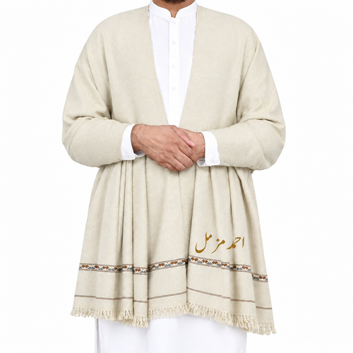 Customize Skin Men’s 100% Pure Wool Shawl