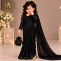 Kids Black Shamoz & Moonlight Saree